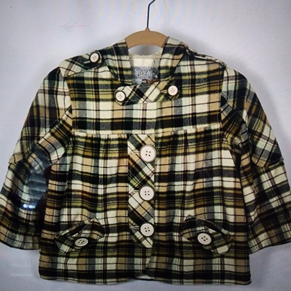 SEVEN FOR ALL MANKIND STYLISH LITTLE GIRL, SIZE XS JACKET WITH 1 1/2" Bu…